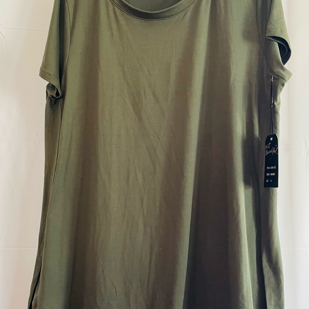 Splash Olive Short Sleeve Women's Tee